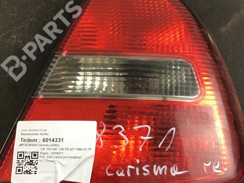 Used Right taillight MITSUBISHI CARISMA (DA_) 1.8 MSX - 16V (DA2A) (140 hp) 6524262