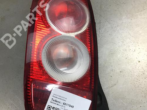 Used Left taillight NISSAN MICRA III (K12) 1.2 16V (80 hp) 9813759