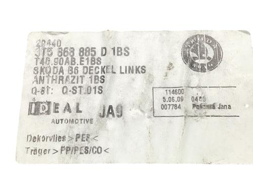 Boot lining SKODA SUPERB II (3T4) 2.0 TDI | BP29951744I3