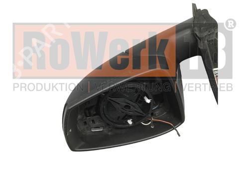 Used Right mirror VW POLO V (6R1, 6C1) 1.6 TDI (90 hp) 15356963