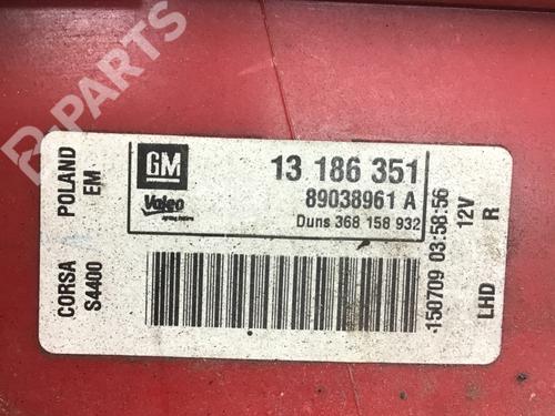 Right taillight OPEL CORSA D (S07) 1.3 CDTI (L08, L68) | BP9738400C35 