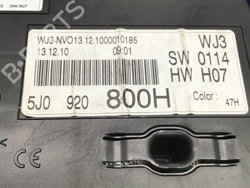 Instrument cluster SKODA FABIA II (542) 1.4 | BP21266524C47 