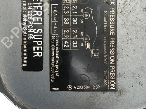 Tanklokket MERCEDES-BENZ C-CLASS T-Model (S203) C 180 Kompressor (203.246) | BP20295261C131 