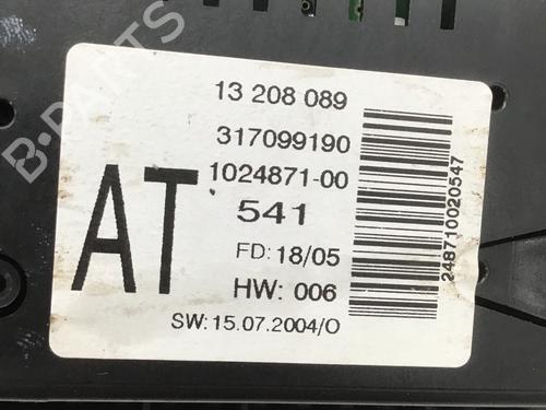 Display monitor OPEL ASTRA H (A04) 1.6 (L48) | BP17478190C48 
