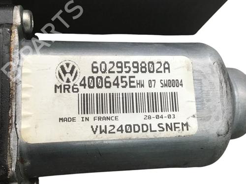 Left front window motor VW POLO (9N_, 9A_) 1.2 12V | BP26163120E21 