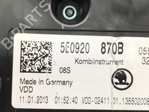 Instrument cluster SKODA OCTAVIA III (5E3, NL3, NR3) 1.4 TSI | BP13933977C47 