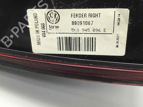 Right taillight VW GOLF VI (5K1) 1.2 TSI | BP12999752C35 