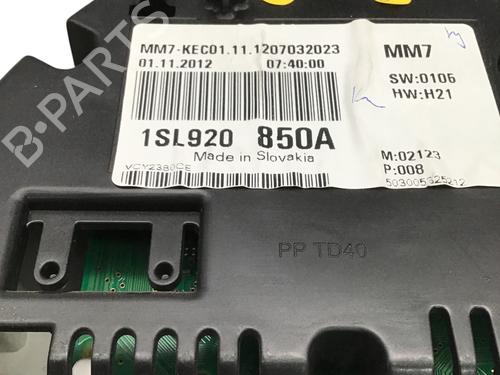 Instrument cluster SEAT Mii (KF1, KE1) 1.0 | BP28103890C47 