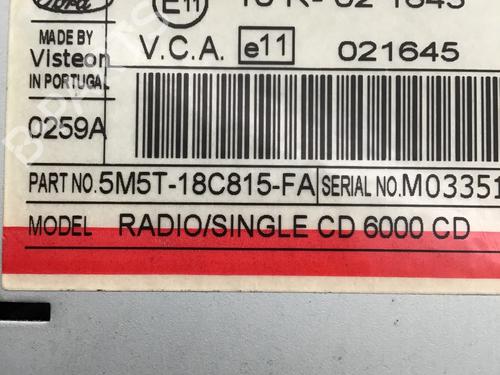 Radio FORD FOCUS II (DA_, HCP, DP) 1.8 | BP23682414E6 