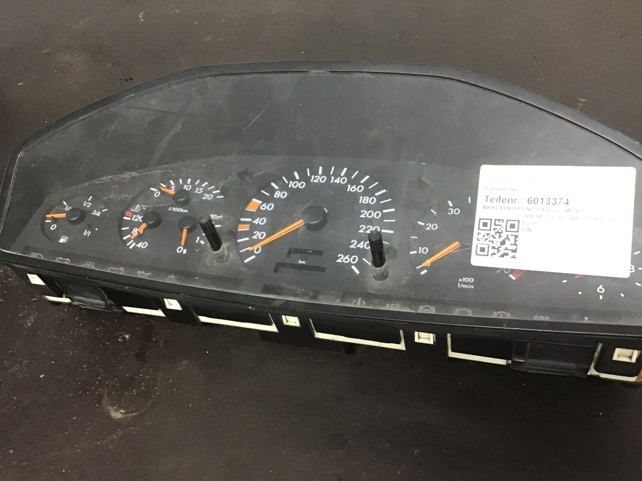 Instrumentenkombination MERCEDES-BENZ S-CLASS (W140) 300 SE 2.8  