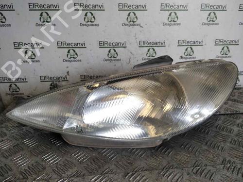 Venstre forlygte PEUGEOT 206 Hatchback (2A/C) [1998-2012]  19135630