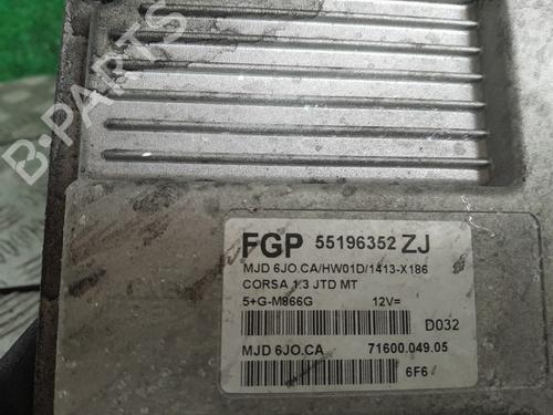 Motorstyringsenhet OPEL CORSA C (X01) 1.3 CDTI (F08, F68) (70 hp) 24230030