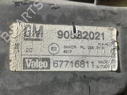 Used Left headlight OPEL ZAFIRA A MPV (T98) 1.8 16V (F75) (116 hp) 29430860