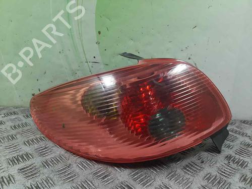 Used Left taillight PEUGEOT 206 Hatchback (2A/C) [1998-2012]  16013687