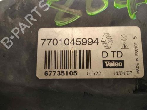 Right headlight RENAULT CLIO II (BB_, CB_) 1.2 (BB0A, BB0F, BB10, BB1K, BB28, BB2D, BB2H, CB0A,... | BP19044581C29