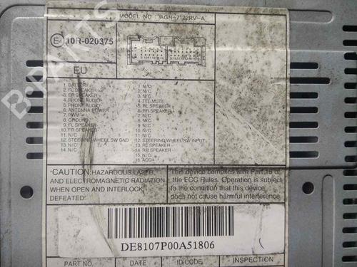 Radio CHEVROLET AVEO / KALOS Saloon (T250, T255) | BP23463254E6