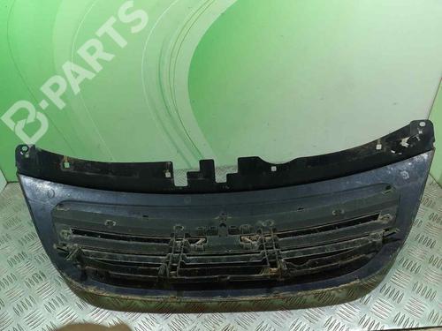 Grille De Pare-choc Avant Centrale Pour Peugeot 206 (1998-2003) - Référence OEM 7414V2, Sauf Version Sport - 2