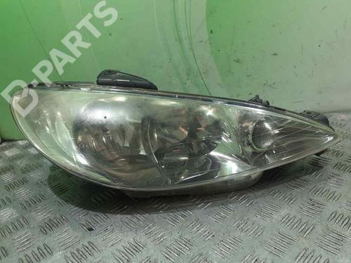 Used Right headlight Right headlight PEUGEOT 206 Hatchback (2A/C) [1998-2012] 10750190 10750190