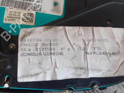 Instrument cluster PEUGEOT 307 SW (3H) 2.0 HDi 135 | BP13646901C47 