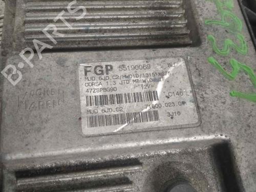 Engine control unit (ECU) OPEL CORSA C (X01)  | BP17105877M57 