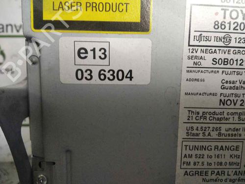 Radio TOYOTA YARIS (_P9_) | BP17030398E6