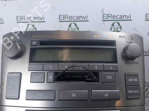 Used Radio TOYOTA AVENSIS (_T25_) 2.4 VVT-i (AZT251_, AZT251R) (170 hp) 11531640