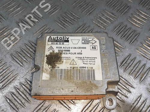 Kollisjonspute styreenhet CITROËN BERLINGO / BERLINGO FIRST MPV (MF_, GJK_, GFK_) 1.6 HDI 75 (MF9HW, GJ9HWC, GF9HWC, GN9HWC) (75 hp) 8390342