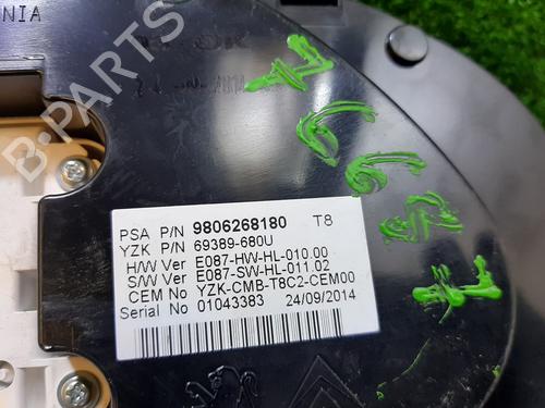 Instrument cluster PEUGEOT 3008 I MPV (0U_) 1.6 VTi | BP26488386C47 