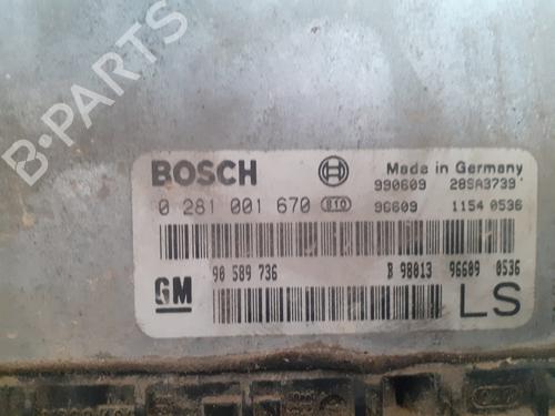 Engine control unit (ECU) OPEL ASTRA G Hatchback (T98)  | BP12904702M57 