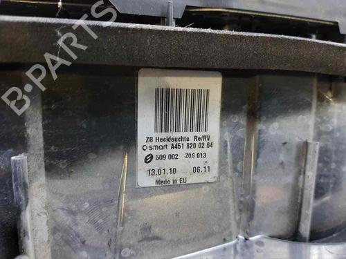 Right taillight SMART FORTWO Convertible (453) 1.0 (453.442, 453.443) | BP26708203C35 