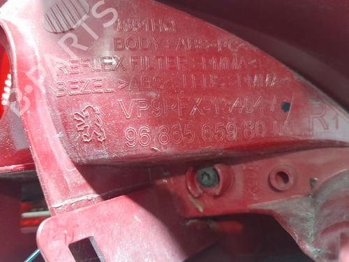 Used Right taillight Right taillight PEUGEOT 207 (WA_, WC_) [2006-2015] 34155769 34155769