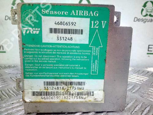 Airbag styreenhed FIAT PUNTO (188_) 1.2 16V 80 (188.233, .235, .253, .255, .333, .353, .639,... (80 hp) 4535105