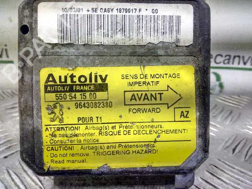 Kollisjonspute styreenhet PEUGEOT 206 Hatchback (2A/C) 1.4 i (75 hp) 4584361