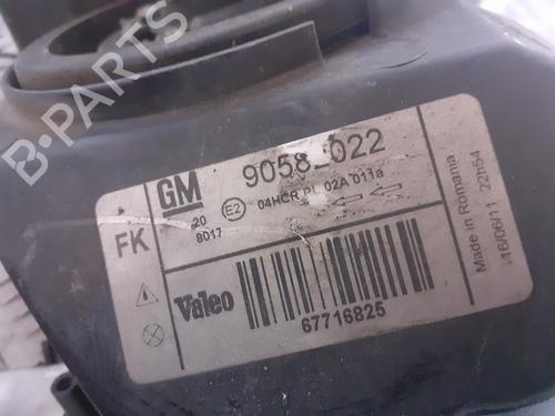 Faro destro OPEL ZAFIRA A MPV (T98) 2.0 DTI 16V (F75) | BP12592261C29