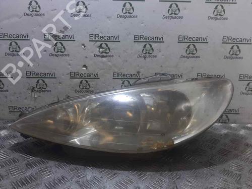 Venstre forlygte PEUGEOT 206 Hatchback (2A/C) 1.9 D (69 hp) 19451240