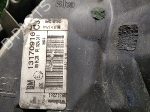 Faro derecho OPEL VECTRA C (Z02)  | BP29121076C29 