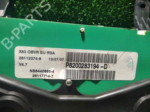 Instrument cluster RENAULT TRAFIC II Platform/Chassis (EL) 1.9 dCi 80 (EL0B) | BP23074893C47