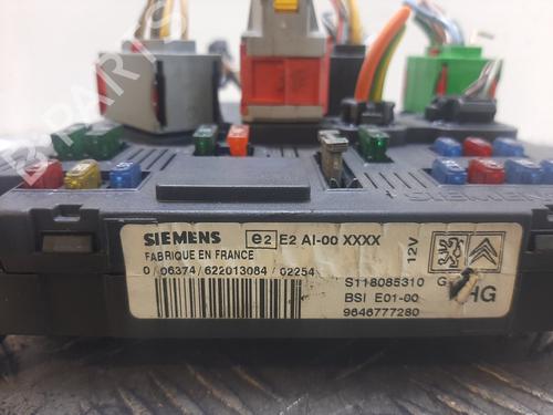 Fuse box PEUGEOT 206 SW (2E/K) 1.4 HDi | BP38061247E1 - Image 2
