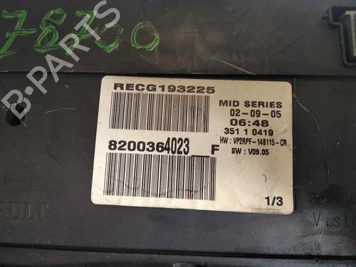 Instrument cluster RENAULT MEGANE II (BM0/1_, CM0/1_) 1.6 16V | BP16405479C47