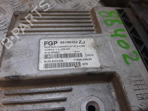 Engine control unit (ECU) OPEL CORSA C Hatchback Van (X01) 1.3 CDTI 16V (F08, W5L) | BP36966202M57 - Image 2