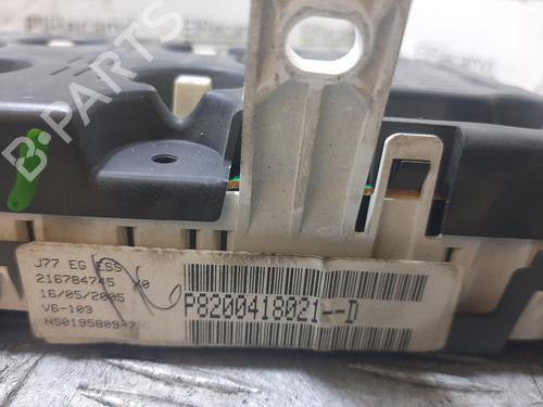 Instrument cluster RENAULT MODUS / GRAND MODUS (F/JP0_) 1.4 (JP01, JP0J) | BP19118792C47 