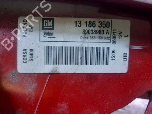 Left taillight OPEL CORSA D Hatchback Van (S07) | BP12853406C34