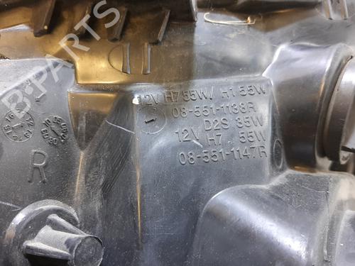 Right headlight RENAULT CLIO II (BB_, CB_) | BP26588804C29