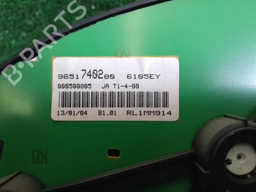 Kombiinstrument PEUGEOT 206 Hatchback (2A/C) | BP22612906C47