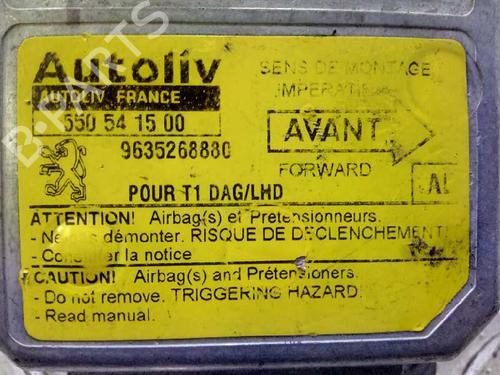 Used ECU airbags PEUGEOT 206 Hatchback (2A/C) 1.4 i (75 hp) 4584362