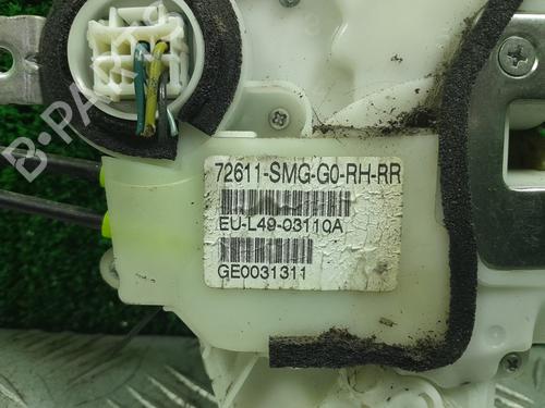 Rear right lock HONDA CIVIC IX (FK) 1.4 i-VTEC (FK1) | BP21866658C99