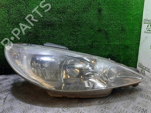 Used Right headlight PEUGEOT 206 Hatchback (2A/C) 2.0 HDI 90 (90 hp) 27542771