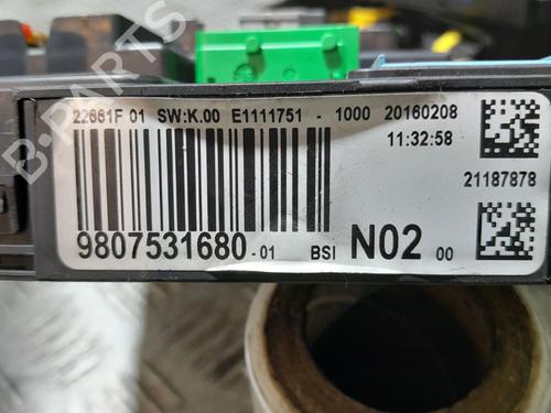 Boîte à Fusibles CITROËN C-ELYSEE (DD_) [2012-2025]  29396188