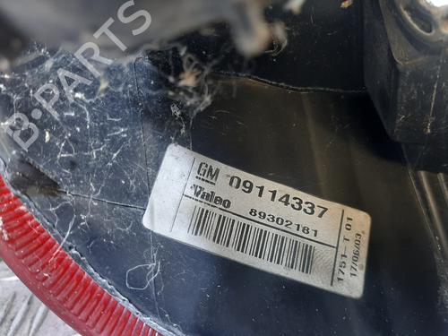 Højre baglygte OPEL CORSA C (X01)  | BP18323491C35 