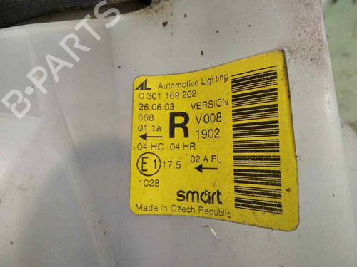 Right headlight SMART CITY-COUPE (450) | BP19488048C29